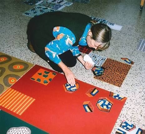 Nathalie Du Pasquier at work