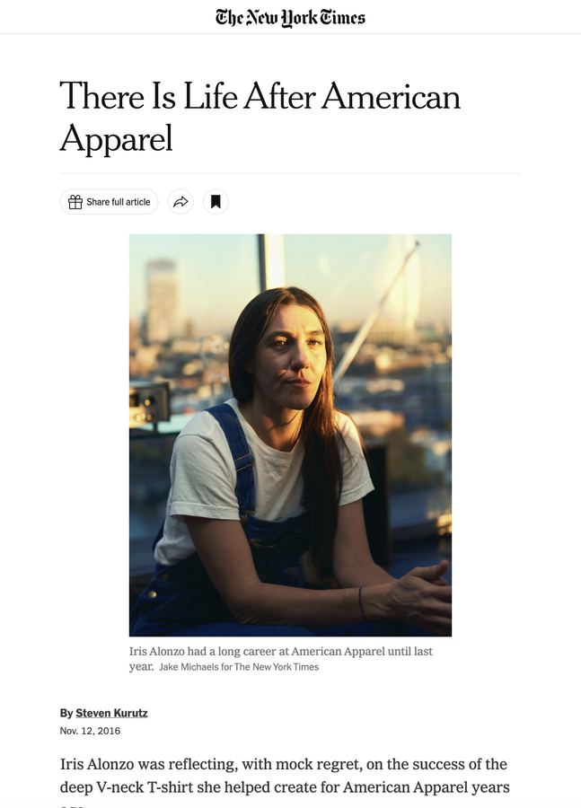 There Is Life After American Apparel, The New York Times