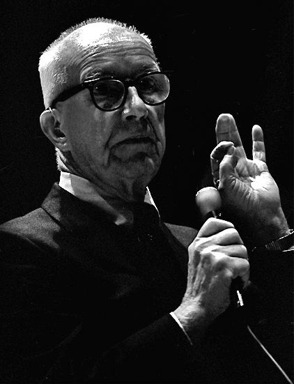 Buckminster Fuller, photograph by Dan Lindsay, CC BY 3.0
