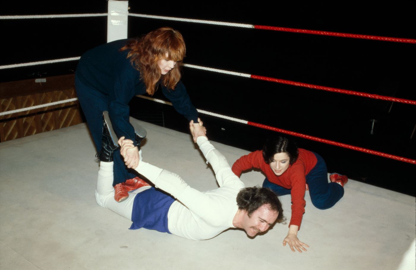 Debbie Harry and Andy Kaufman, 1983, photograph by Bernard Gotfryd