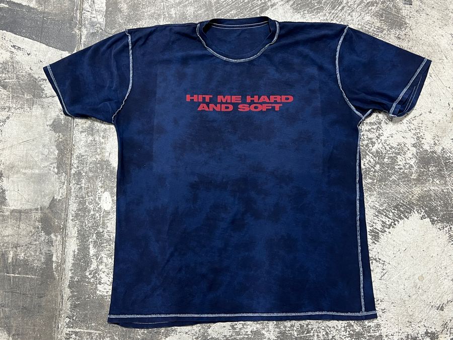 Hit Me Hard And Soft, upcycled tee