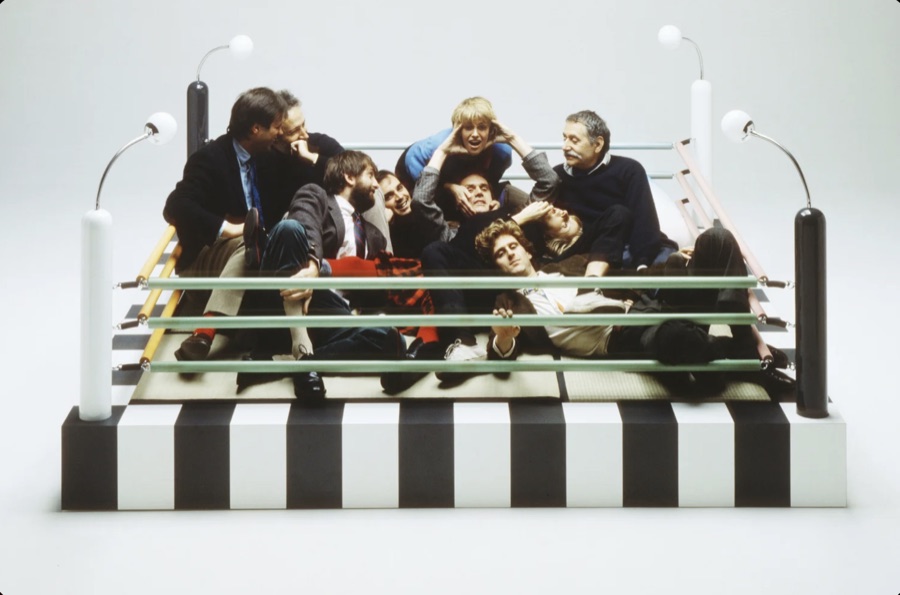 Masanori Umeda's Tawaraya with Memphis Group designers, 1981