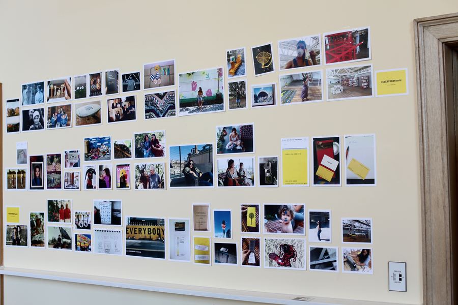 The photo wall